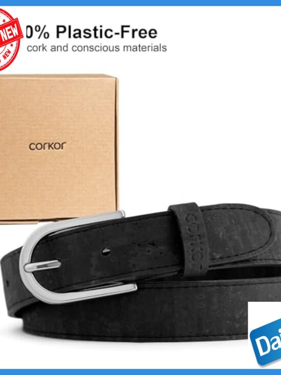 Vegan Cork Belt 1 1/8\